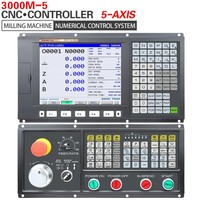 Controlador CNC de Bajo Costo para Fresadora de 5 Ejes con Función ATC, Sistema de Control Lógico Programable PLC, Kit CNC