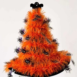 Sombrero de fiesta con forma de árbol de Halloween, con decoración de fantasma, murciélago y calabaza, para fiestas de disfraces y accesorios fotográficos - Product Image 1