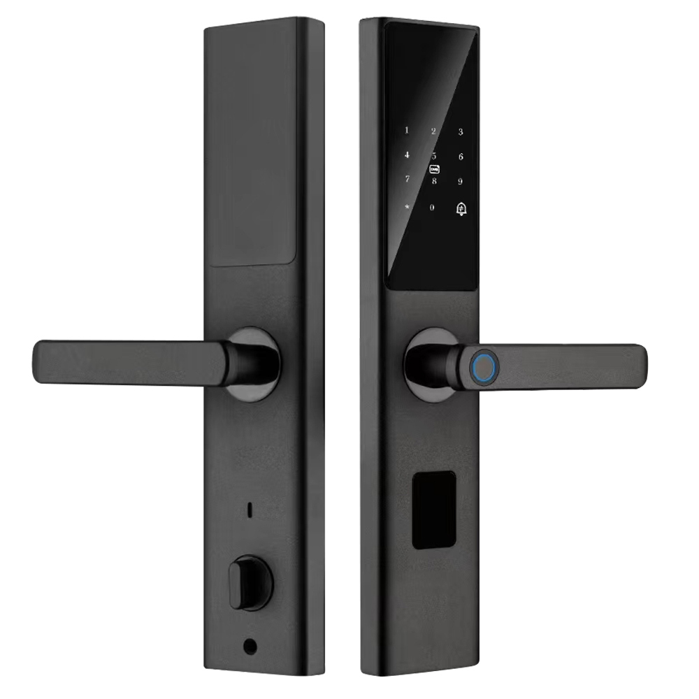 Wholesale Price Smart Lock Tuya WIFI APP Fingerprint Cerradura Inteligente Handle Digital Keyless Door Lock · image 2