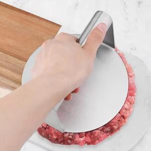 SYH1189 Stainless Steel <b>BBQ</b> <b>Tools</b> Set Hamburger Iron Metal Smash Burger Press for Outdoor Camping Party Meat Poultry Preparation - Product Image 2