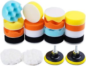 Hot Sale 80mm 3-Inch Car Foam Drill <strong>Polishing</strong> <strong>Kit</strong> 8pcs Buffing Sponge Pads OEM Customizable - Product Image 1
