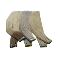 Greathairgroup Extensions de cheveux russes Remy Style droit Mini Flower Tape Double trame avec extrémités de cheveux Super Double Drawn
