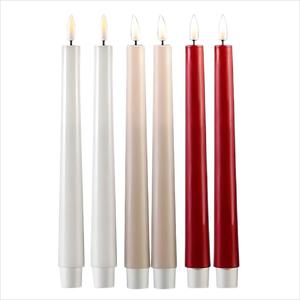 <span class=keywords><strong>Bougie</strong></span> LED sans flamme, haute, jaune, à motif personnalisé, scintillante, effet vacillant, en forme de bâton, pour dîner, en cire fine, avec télécommande - Product Image 2