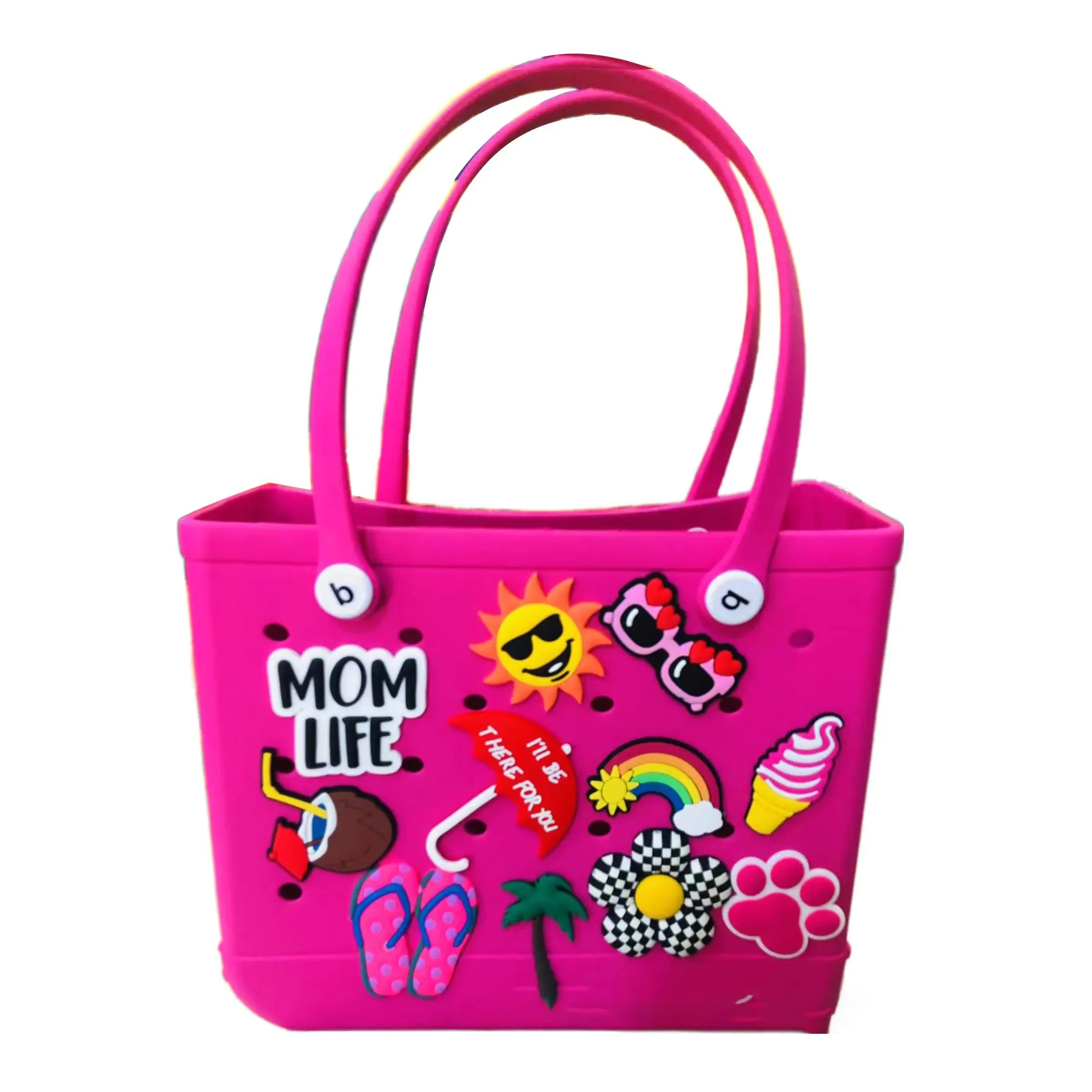 Encantos para Boggy Bag Decoração Encantos para Meninas Mulheres Saco Acessórios Beach Tote Bag