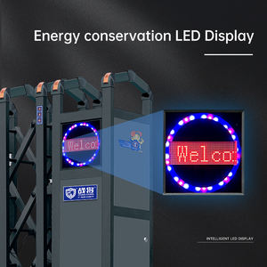 Yüksek kalite özelleştirilmiş genişletilebilir katlanabilir kapı elektrikli otomatik geri çekilebilir uzatma ana kapı - Product Image 5