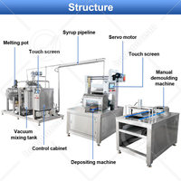 Machine à bonbons gélifiés OCEAN, machine à gelée, petite ligne de production de bonbons à base d'amidon