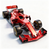 Sculpture de voiture de Formule 1 sur mesure, grand modèle grandeur nature en résine et fibre de verre pour collection et exposition des passionnés de voitures