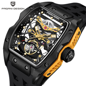 Montre sport mécanique automatique Pagani Design YS018 avec bracelet en silicone luminescent, nouvelle arrivée, cadran tendance, style costume, OEM - Product Image 3