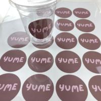 Autocollants pour étiquettes de tasses de thé au lait, autocollants en vinyle pour flacons de parfum, étiquettes personnalisées en papier synthétique, imperméables