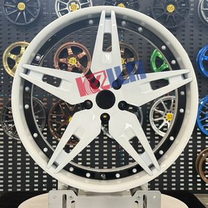 Rines de Aleación Kelun de 22 Pulgadas, Diseño Personalizado con Bloques de Color, Cóncavos 5x120.65, Multirradio, Acabado Negro - Product Image 3