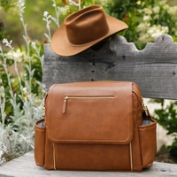 Mochila de Lujo para Pañales de Bebé con Cambiador Plegable, Compartimento para Portátil, Funda para Carro, Bolsillos Aislantes para Biberones, Ideal para Viajes