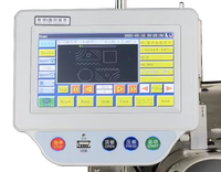 Machine à coudre industrielle CNC automatique JTK8T-F8045A avec panneau de commande tactile intelligent, moteur programmable unique et lit plat