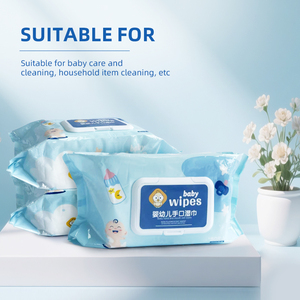 Super Offre Écologique : Lot de 15 Paquets de Lingettes Humides Épaissies pour Bébé, Nettoyage <span class=keywords><strong>Mains</strong></span> et Visage, 80 Lingettes par Carton, Vente en Gros - Product Image 5