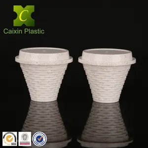 Gobelets compostables tasse à café biodégradable fécule de maïs réutilisable