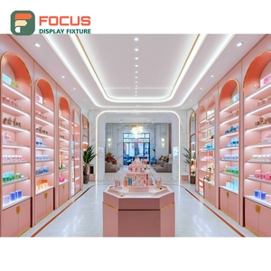 Armoire de rangement métallique robuste pour magasin de détail, fournisseur ODM, design intérieur pour magasin de maquillage - Product Image 4