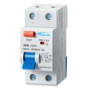 Disjoncteur différentiel électromagnétique de type A 1P+N 63A RCCB(RCD) TML1-63 - Product Image 1