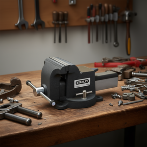 Étau d'établi Stanley 4 pouces (100 mm) robuste pour usage en atelier - Product Image 3