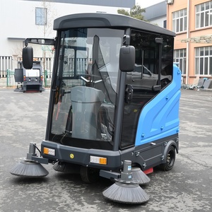 <strong>Mini</strong> Street Sweeper <strong>Truck</strong> For Sale, 2m3 <strong>Garbage</strong> Capacity, Battery Engine With Cab - Product Image 5