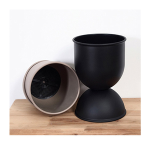 <span class=keywords><strong>Pot</strong></span> de fleurs en plastique de style nordique moderne à <span class=keywords><strong>design</strong></span> divisé pour la maison et le jardin, intérieur/extérieur, décoration ronde - Product Image 2