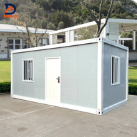 Petite maison sur roues bon marché Preuve des ouragans Petite maison préfabriquée en conteneur de 20 pieds