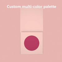 Cosmétiques en carton personnalisés 12 couleurs simples 3 en 1 Palette de fard à paupières Palette de fard à paupières Boîte d'emballage en papier vierge personnalisée