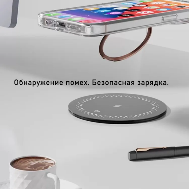 For Magnetic Electric Wireless Charger Desktop Embedded 15W Fast Charging QC3.0 in Furniture
