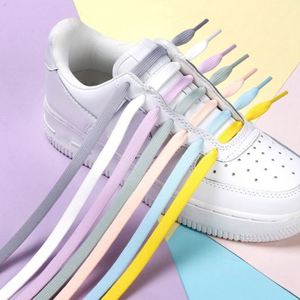 Unisex Classic Sports Shoe Strings Flat Polyester Sneakers Accessoires Thickened Sports <b>Laces</b> for Women and Men - Product Image 3