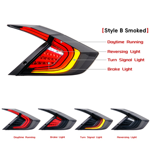 New Design LED Rear Back <b>Light</b> for for Tail Lamp Retrofit Upgrade <b>Daytime</b> <b>Running</b> <b>Light</b> 12V Yellow White Honda Civic 2015-2016 - Product Image 3