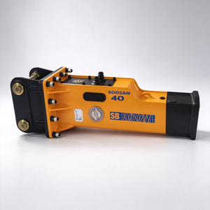 SOOSAN SB40 Box Type Silent Hydraulic Breaker for 4-9 Ton Excavators 68mm <b>Chisel</b> 1 Year Warranty - Product Image 1