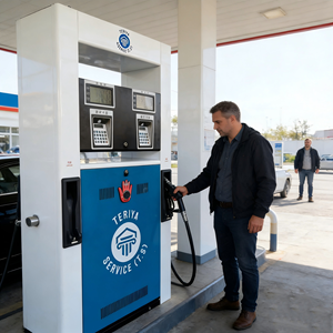 공장 직영 OEM 소형 이동식 주유기 휴대용 이동식 주유기 디스플레이 포함 오일링 머신 2구 노즐 - Product Image 6