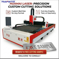 Machine de découpe laser à fibre CNC économique et pratique à table unique pour les œuvres d'art métalliques, système anti-poussière, refroidissement par eau AI/BMP