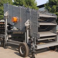 Machine de criblage horizontale vibrante à moteur linéaire pour gravier et sable, à 3/4 couches de tamis