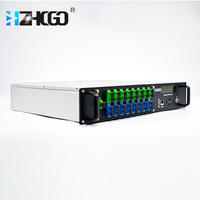 Hengchi/OEM Yüksek Güçlü 1550nm CATV Optik Amplifikatör WDM 16 Portlu 19dBm Çıkışlı HCEA-16*20dB-W SC/APC Konnektörler 1+1 Güç Kaynağı