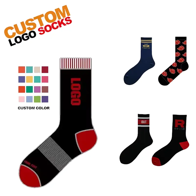 kundenspezifische sport baumwolle socken logo hohe qualität herren fußball basketball unisex sportlicher halt fußball damen design drucksocken