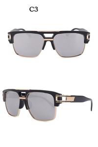 Vente chaude nuances carré hommes rétro vintage lunettes de <span class=keywords><strong>soleil</strong></span> surdimensionnées - Product Image 4