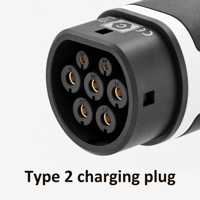 Câble de charge rapide pour véhicules électriques, assemblage Type 2 AC 3,5-22 kW, avec pistolet de charge personnalisable en couleur