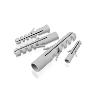 Kit de vis et ancrages pour cloisons sèches Bouchons muraux nervurés en plastique Tailles assorties - Product Image 1