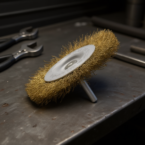 Cepillo de alambre Ttake de 70x13 mm de acero inoxidable con vástago de 6 mm para pulir metales - Product Image 3