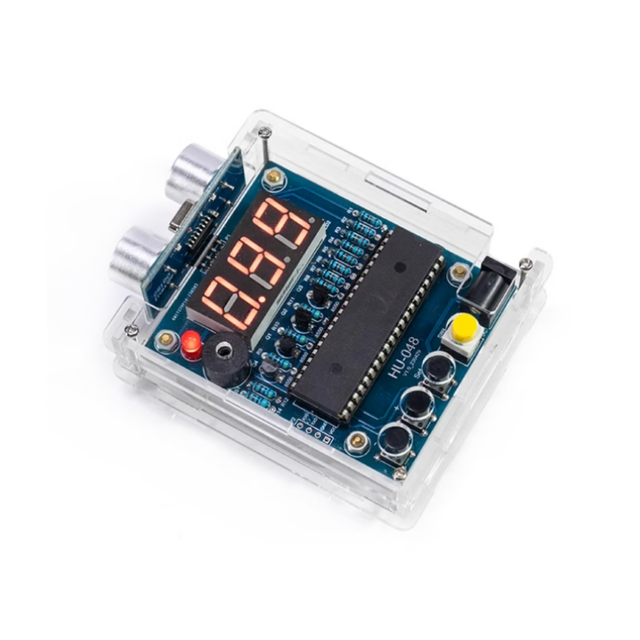 HU-048 51 Microcontroller Ultrasonic Range Finder Kit Reverse Radar Alarm DIY Electronic Module Production with Welding