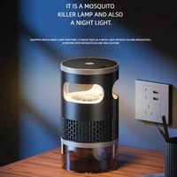 Tueur de moustiques rechargeable par USB, lampe anti-insectes à lumière ultraviolette UVA, lampe tue-insectes pour moustiques, mouches, mites, insectes