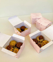 Emballage alimentaire jetable écologique pour boulangerie, crêpes, gaufres, biscuits, pâtisseries, séparateurs en papier, chocolat, hamburgers