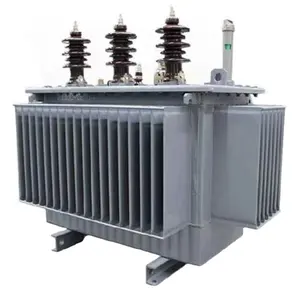 Transformador de distribución de energía de 10kV, 20kV, 35kV, tipo sumergido en aceite, transformadores de subestación eléctrica trifásica