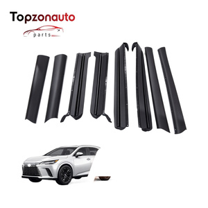 แผ่นกันรอยข้างประตูสีดำด้าน Topzonauto <span class=keywords><strong>ส</strong></span>ำหรับ Toyota Lexus <span class=keywords><strong>RX350</strong></span> 2023 ชุดแต่งขอบประตูอะไหล่เปลี่ยนทดแทน - Product Image 1