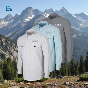 Promotion de chemise de pêche pour homme avec protection UV et séchage rapide pour l'extérieur - Product Image 4