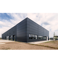Edificio de Almacén Prefabricado de Diseño Modular con Estructura de Acero para Salón de Exposiciones Moderno de Alta Calidad, Edificio de Oficinas, Taller