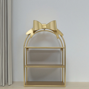 Estante de metal con forma de arco de estilo moderno más vendido, estante de pared de 3 niveles, muebles para el hogar y decoración al por mayor de China - Product Image 2