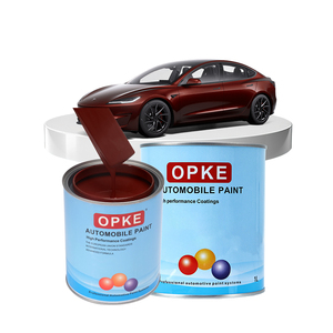 Tùy chỉnh độ bóng cao 2K rõ ràng Áo ô tô Touch-Up sơn tự động cơ thể sửa chữa refinish Đỏ <span class=keywords><strong>Epoxy</strong></span> xe sơn phun ứng dụng - Product Image 2