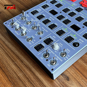 Panel Superior Delantero con Retroiluminación para Airbus A320, Módulo de Control de Cabina de Simulador de Vuelo con Iluminación IRS para MSFS2020 Xplane Fenix - Product Image 6