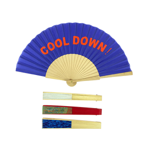 Éventails à main en bambou imprimés personnalisés <span class=keywords><strong>de</strong></span> 9 pouces, éventails en plastique personnalisés, éventails en PVC personnalisés pour <span class=keywords><strong>la</strong></span> promotion - Product Image 4