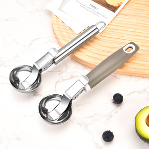 Stainless Steel Ice Cream Scoop With Easy Release Mechanism For Dessert Serving - Product Image 3